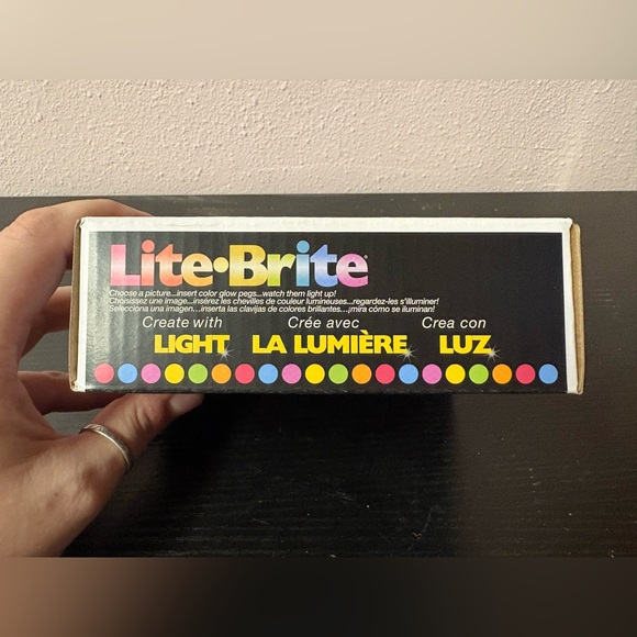 Lite-Brite Mini Light Peg Art Toy New in Box 90 Pieces - Picture 3 of 5
